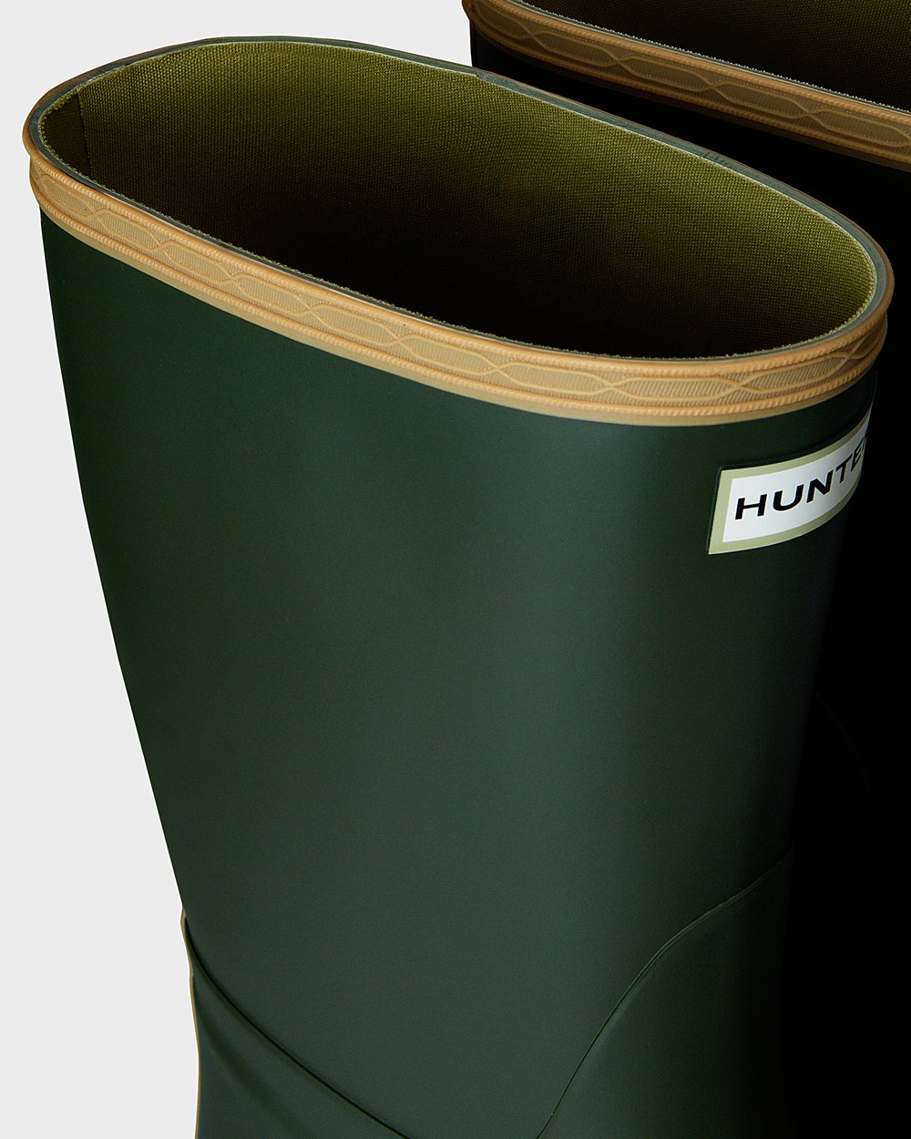 Men Hunter Gardener | Short Rain Boots Green | NZ-24306-HPZT